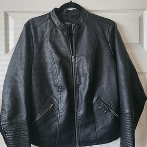 Torrid Black Faux Leather Jacket